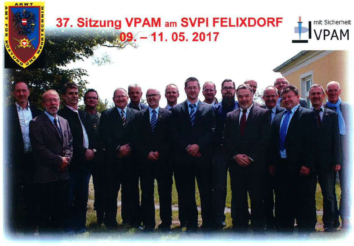 37. VPAM-Sitzung in Wr. Neustadt 2017